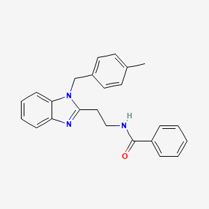 N-{2-[1-(4-methylbenzyl)-1H-benzimidazol-2-yl]ethyl}benzamide