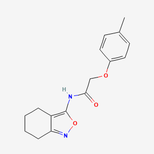 2-(4-methylphenoxy)-N-(4,5,6,7-tetrahydro-2,1-benzoxazol-3-yl)acetamide