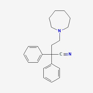 Hexahydro-alpha,alpha-diphenyl-1H-azepine-1-butyronitrile