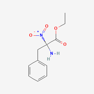 Ethyl 2-nitro-3-phenyl-L-alaninate