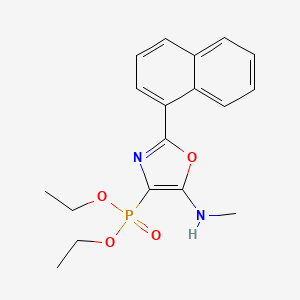 Diethyl [5-(methylamino)-2-(naphthalen-1-yl)-1,3-oxazol-4-yl]phosphonate