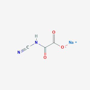 molecular formula C3HN2NaO3 B1499307 N-Cyanoacetamide, Sodium Salt CAS No. 84946-07-6
