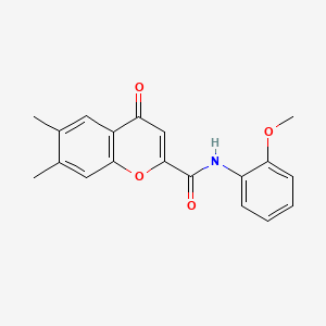 N-(2-methoxyphenyl)-6,7-dimethyl-4-oxo-4H-chromene-2-carboxamide