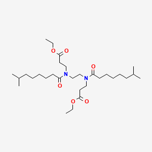 Diethyl N,N'-ethane-1,2-diylbis(N-(1-oxoisononyl)-beta-alaninate)