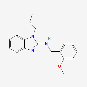 N-(2-methoxybenzyl)-1-propyl-1H-benzimidazol-2-amine