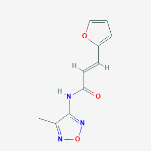 (2E)-3-(furan-2-yl)-N-(4-methyl-1,2,5-oxadiazol-3-yl)prop-2-enamide