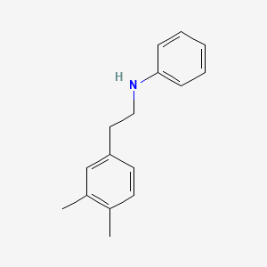 molecular formula C16H19N B1499326 3,4-Dimethyl-N-phenylphenethylamine CAS No. 93858-52-7