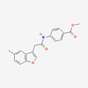 Methyl 4-{[(5-methyl-1-benzofuran-3-yl)acetyl]amino}benzoate