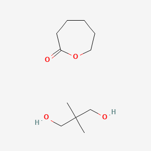 molecular formula C11H22O4 B1499331 2-Oxepanone, polymer with 2,2-dimethyl-1,3-propanediol CAS No. 69089-45-8