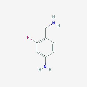 molecular formula C7H9FN2 B1499337 4-(Aminomethyl)-3-fluoroaniline CAS No. 900174-91-6
