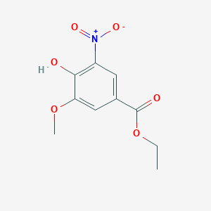 molecular formula C10H11NO6 B1499346 Ethyl 4-hydroxy-3-methoxy-5-nitrobenzoate CAS No. 64095-07-4