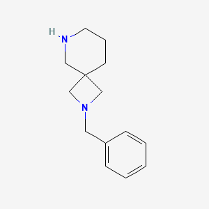 molecular formula C14H20N2 B1499351 2-Benzyl-2,6-diazaspiro[3.5]nonane CAS No. 1194374-48-5