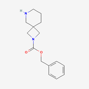 molecular formula C15H20N2O2 B1499359 Benzyl 2,6-diazaspiro[3.5]nonane-2-carboxylate CAS No. 1086394-83-3