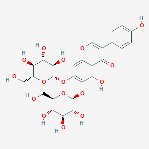 molecular formula C27H30O16 B1499364 5,6,7,40-Tetrahydroxyisoflavone-6,7-di-o-b-D-glucopyranoside CAS No. 1219001-04-3