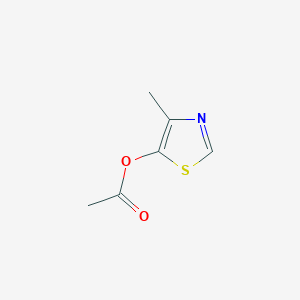 molecular formula C6H7NO2S B1499367 4-Methyl-1,3-thiazol-5-yl acetate CAS No. 256642-26-9