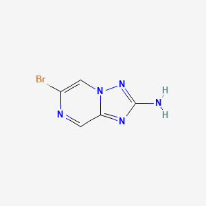 molecular formula C5H4BrN5 B1499372 6-Bromo-[1,2,4]triazolo[1,5-a]pyrazin-2-amine CAS No. 1184915-33-0