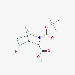 (1S,3S,4S,5S)-2-(tert-Butoxycarbonyl)-5-fluoro-2-azabicyclo[2.2.1]heptane-3-carboxylic acid