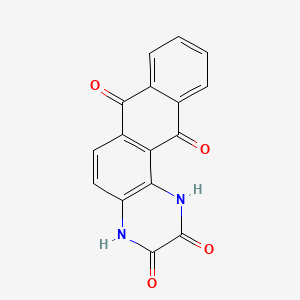 molecular formula C16H8N2O4 B1499375 2,3-Dihydroxy-naphth[2,3-F]quinoxaline-7,12-dione CAS No. 6259-70-7