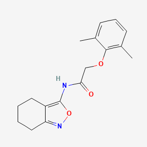 molecular formula C17H20N2O3 B14993756 2-(2,6-dimethylphenoxy)-N-(4,5,6,7-tetrahydro-2,1-benzoxazol-3-yl)acetamide 