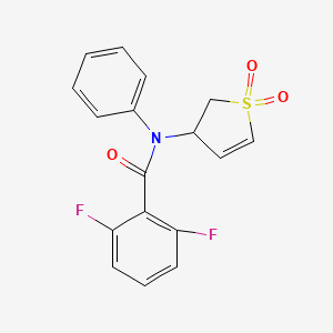 N-(1,1-Dioxido-2,3-dihydro-3-thiophenyl)-2,6-difluoro-N-phenylbenzamide