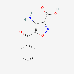 4-Amino-5-benzoyl-3-isoxazolecarboxylic acid