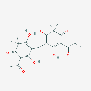 molecular formula C22H26O8 B149938 Albaspidin AP CAS No. 59092-91-0