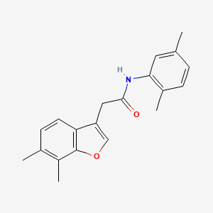 2-(6,7-dimethyl-1-benzofuran-3-yl)-N-(2,5-dimethylphenyl)acetamide