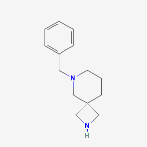 molecular formula C14H20N2 B1499387 6-Benzyl-2,6-diazaspiro[3.5]nonane CAS No. 1031817-83-0