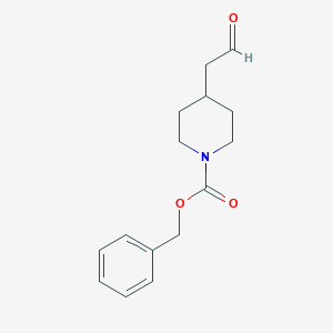molecular formula C15H19NO3 B149939 苄基4-(2-氧代乙基)哌啶-1-羧酸酯 CAS No. 130312-10-6