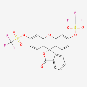 3-Oxo-3H-spiro[isobenzofuran-1,9'-xanthene]-3',6'-diyl bis(trifluoromethanesulfonate)