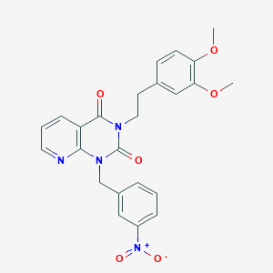 3-[2-(3,4-dimethoxyphenyl)ethyl]-1-(3-nitrobenzyl)pyrido[2,3-d]pyrimidine-2,4(1H,3H)-dione