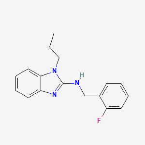 N-(2-fluorobenzyl)-1-propyl-1H-benzimidazol-2-amine