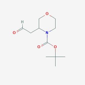 Tert-butyl 3-(2-oxoethyl)morpholine-4-carboxylate