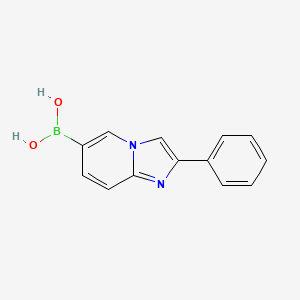 molecular formula C13H11BN2O2 B1499408 (2-Phenylimidazo[1,2-a]pyridin-6-yl)boronic acid CAS No. 1187822-25-8
