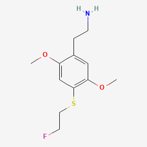 molecular formula C12H18FNO2S B1499411 2,5-二甲氧基-4-(2-氟乙硫基)苯乙胺 CAS No. 207740-33-8