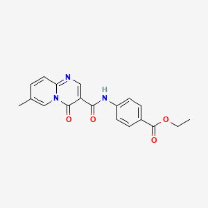 Ethyl 4-{7-methyl-4-oxo-4H-pyrido[1,2-A]pyrimidine-3-amido}benzoate