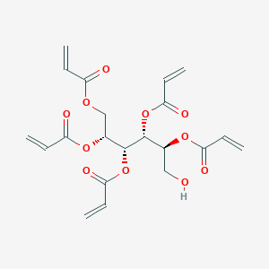molecular formula C21H24O11 B1499431 Sorbitol pentaacrylate 