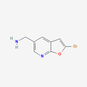 (2-Bromofuro[2,3-b]pyridin-5-yl)methanamine