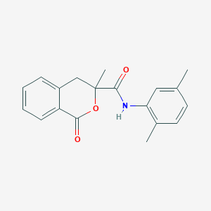 N-(2,5-dimethylphenyl)-3-methyl-1-oxo-3,4-dihydro-1H-isochromene-3-carboxamide