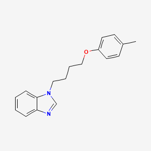 1-[4-(4-methylphenoxy)butyl]-1H-benzimidazole