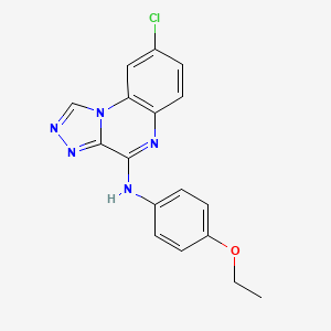 8-chloro-N-(4-ethoxyphenyl)[1,2,4]triazolo[4,3-a]quinoxalin-4-amine