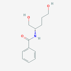 molecular formula C12H17NO3 B1499450 (S)-N-(1,5-dihydroxypentan-2-yl)benzamide CAS No. 296766-74-0