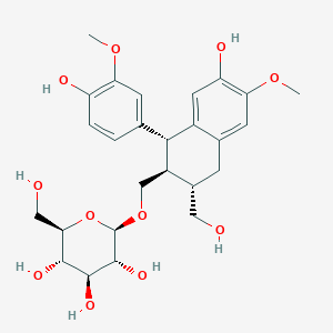 molecular formula C26H34O11 B1499453 (-)-Isolariciresinol 9'-O-glucoside 