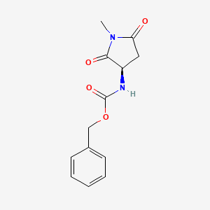 (R)-Benzyl (1-methyl-2,5-dioxopyrrolidin-3-yl)carbamate