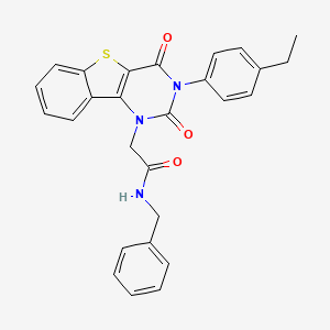 N-benzyl-2-[3-(4-ethylphenyl)-2,4-dioxo-3,4-dihydro[1]benzothieno[3,2-d]pyrimidin-1(2H)-yl]acetamide