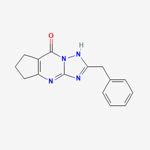 2-benzyl-4,5,6,7-tetrahydro-8H-cyclopenta[d][1,2,4]triazolo[1,5-a]pyrimidin-8-one