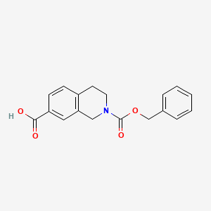 2-((Benzyloxy)carbonyl)-1,2,3,4-tetrahydroisoquinoline-7-carboxylic acid