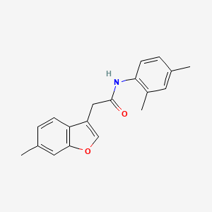 N-(2,4-dimethylphenyl)-2-(6-methyl-1-benzofuran-3-yl)acetamide