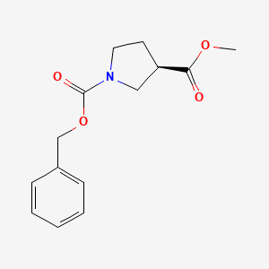 (R)-1-Benzyl 3-methyl pyrrolidine-1,3-dicarboxylate