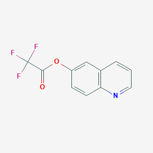 Quinolin-6-yl 2,2,2-trifluoroacetate